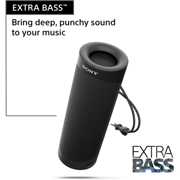 დინამიკი Sony SRS-XB23, Bloototh, USB, Portable Speaker, Black