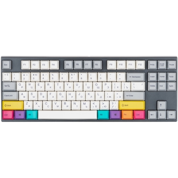 კლავიატურა Varmilo MA87M V2 CMYK, EC Daisy V2, Wired, LED, USB, Gaming Keyboard