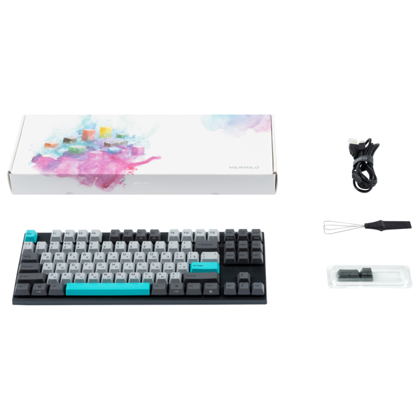 Varmilo MA87M V2 Moonlight, EC Ivy V2, Wired, LED, USB, Gaming Keyboard