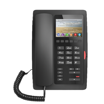 Fanvil H5, Hotel IP Phone, PoE, 1 SIP, Black