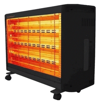 ელექტრო გამათბობელი Luxell LX 2811-2(6), 2200W, 25m², Electric Heater, Black