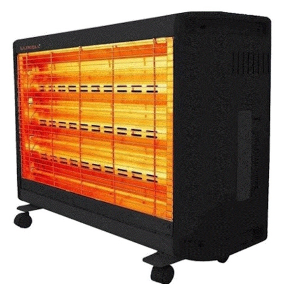 ელექტრო გამათბობელი Luxell LX 2811-2(6), 2200W, 25m², Electric Heater, Black