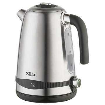 ელექტრო ჩაიდანი Zilan ZLN1000, 2200W, 1.7L, Electric Kettle, Silver