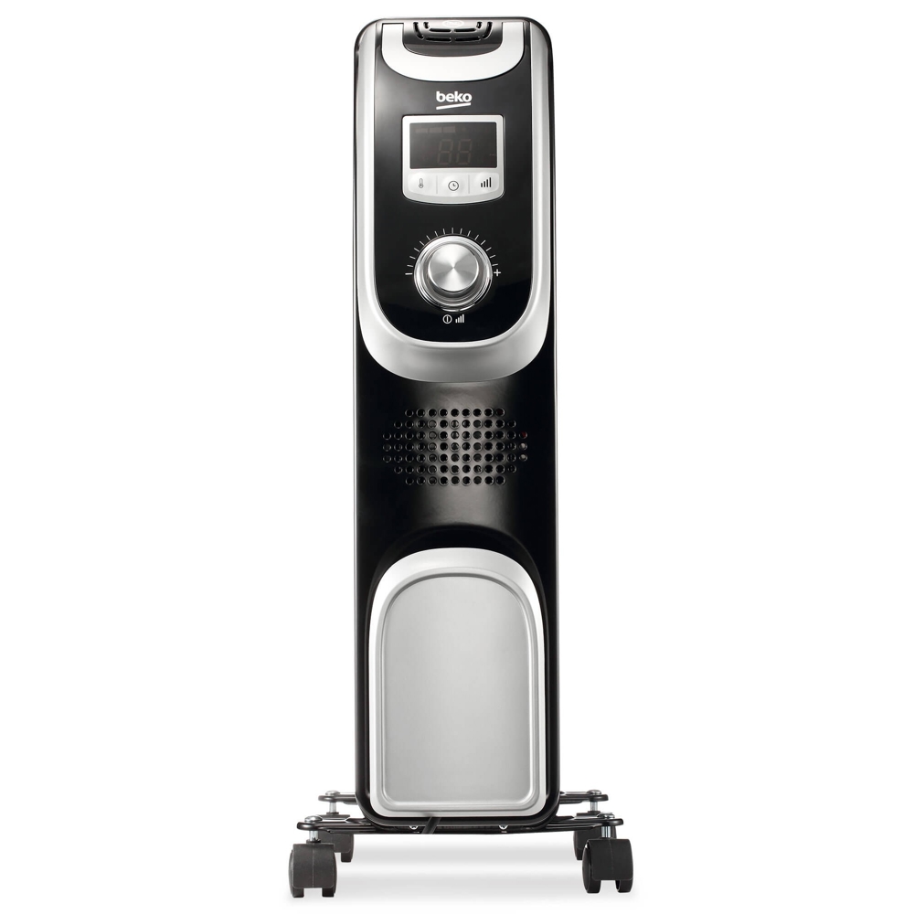 ზეთის რადიატორი Beko RHO8122T, 2000W, 9 სექციანი, Oil Radiator, Black