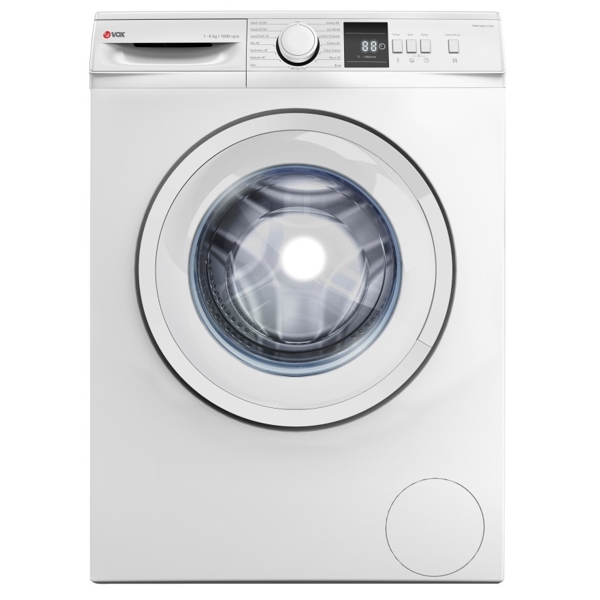 სარეცხი მანქანა Vox WM1060-T14D, 6Kg, D, 1000Rpm, 76Db, Washing Machine, White