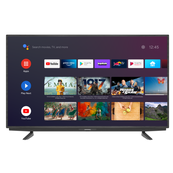 ტელევიზორი Grundig 65 GFU 7900A, 65", 4K UHD, Smart TV, Android, HDMI, USB, Black