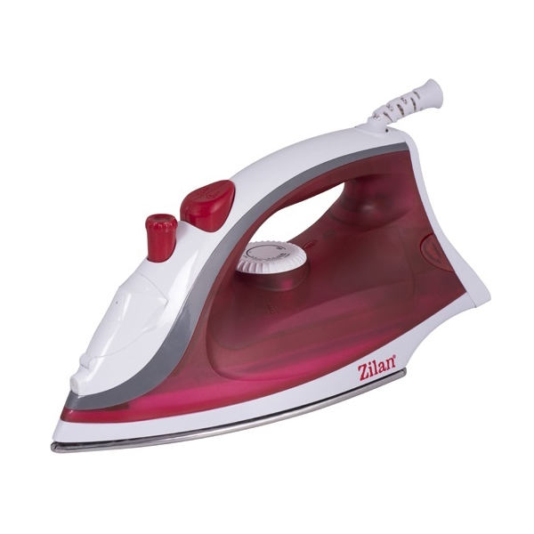 ორთქლის უთო Zilan ZLN8410, 2200W, 1.2L, Steam Iron, Red