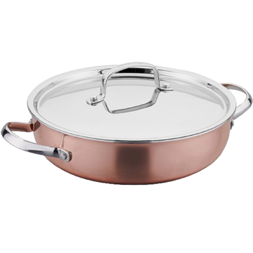 Korkmaz A2692 Divani Low Casserole, 24cm, Pink