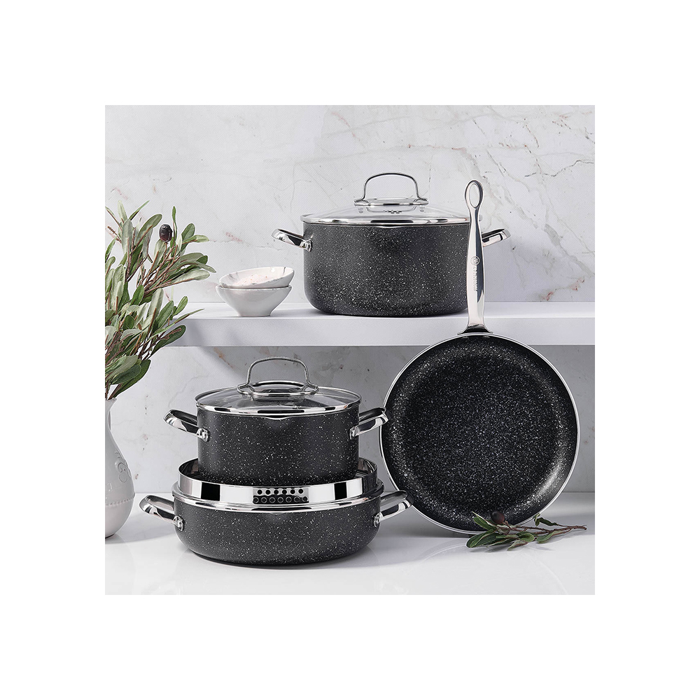 ქვაბი Korkmaz A2952, 26cm, 6.5L, Black