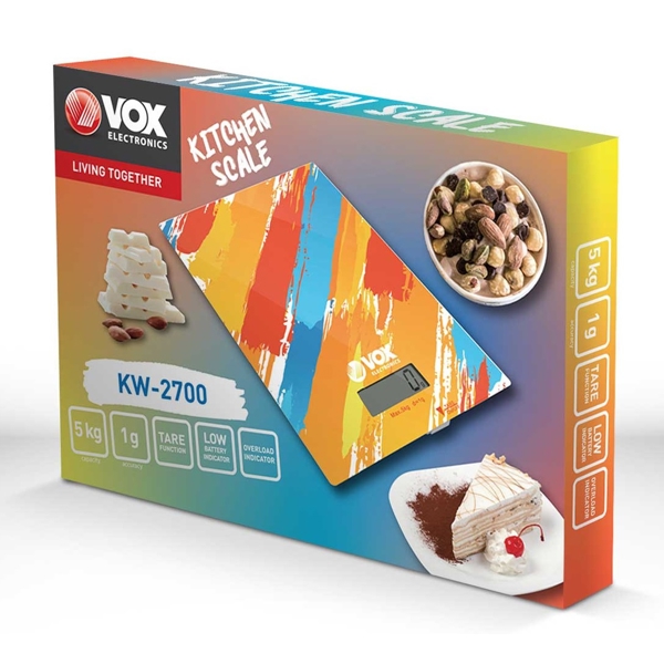 სამზარეულოს სასწორი Vox KW2700, Kitchen Scale