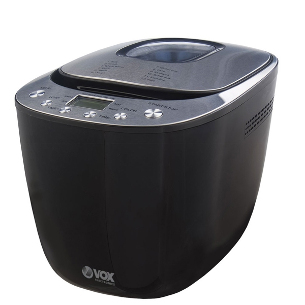 პურის საცხობი Vox BBM4406, 600W, Bread Maker, Black