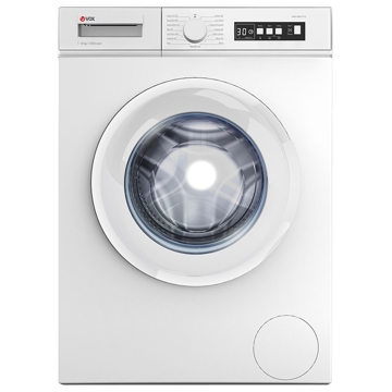 სარეცხი მანქანა Vox WM1080-SYTD, 8Kg, D, 1000Rpm, 76Db, Washing Machine, White