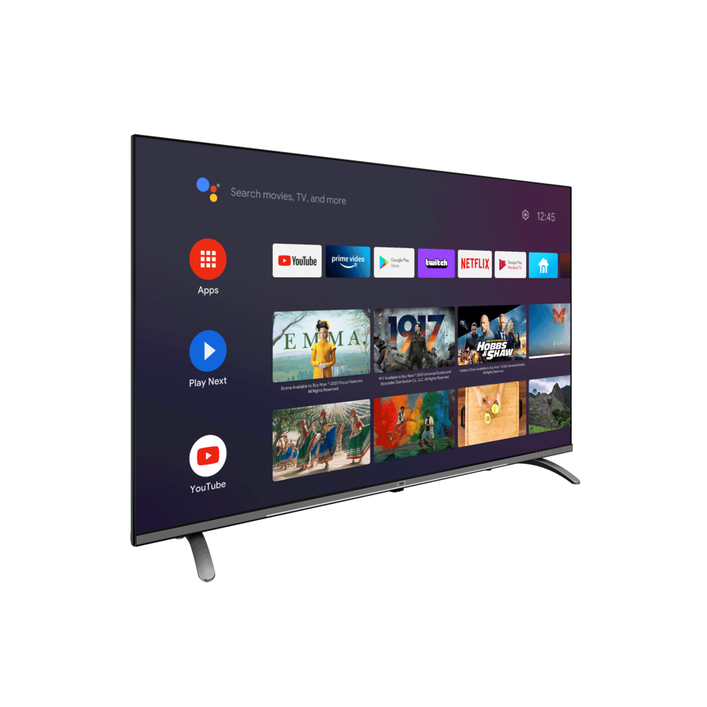 ტელევიზორი Beko B43 B 685 A, 43", Smart TV, Android, HDMI, USB, CI, WiFi, BT, Black