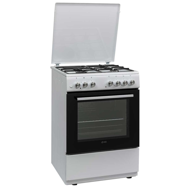 გაზქურა Vox GTR 6315 W, 3 Gas, Oven, White