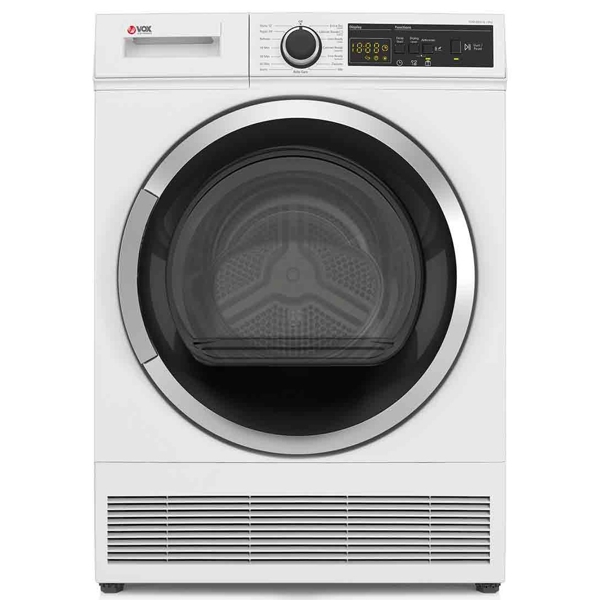 სარეცხის საშრობი მანქანა Vox TDM-805TQ, 8Kg, B, Washing dryer, White