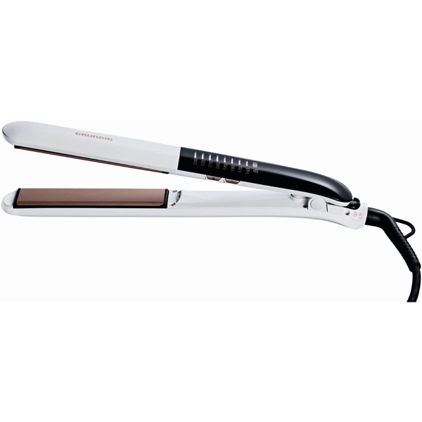 თმის უთო Grundig HS 7831, Hair Straightener, White,Black