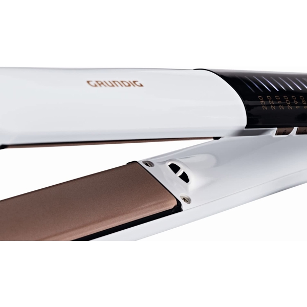 თმის უთო Grundig HS 7831, Hair Straightener, White,Black