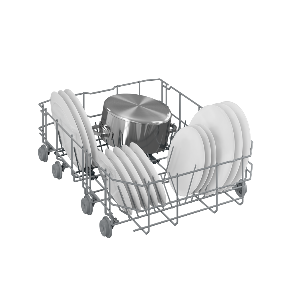 ჩასაშენებელი ჭურჭლის სარეცხი მანქანა Beko DIS35025, E, 48Db, Built-in Dishwasher, White