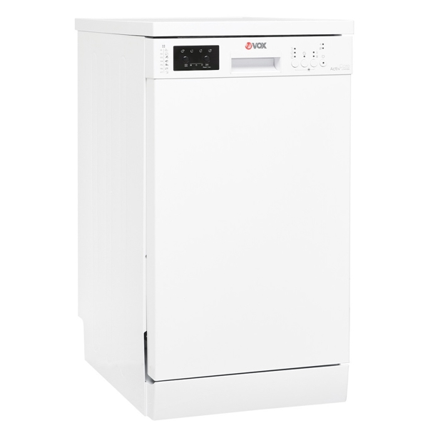 ჭურჭლის სარეცხი მანქანა Vox LC 4745E, A ++, 52Db, Dishwasher, White