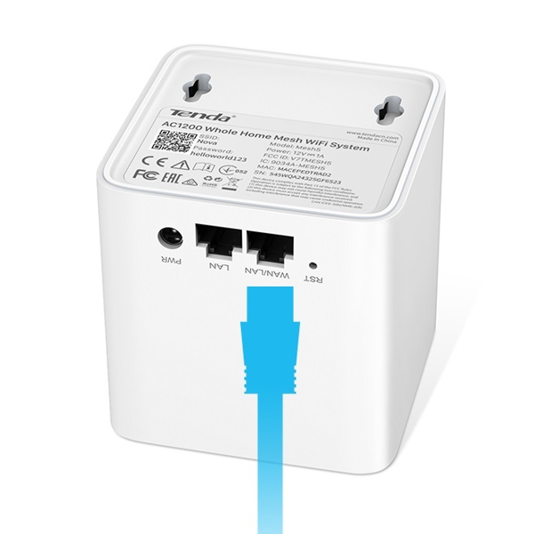 Wi-Fi სიგნალის გამაძლიერებელი Tenda MW5S, 300Mbps, Wi-Fi Range Extender, White