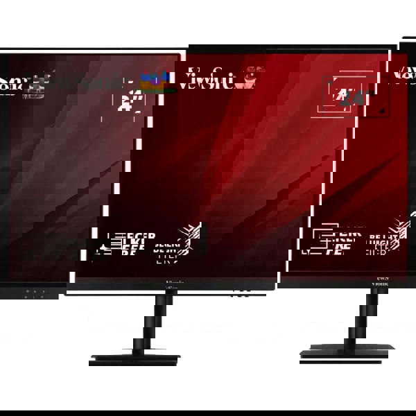მონიტორი Viewsonic VA2405-H, 23,6" Gaming Monitor, FHD, LED, VA, HDMI, VGA, Black