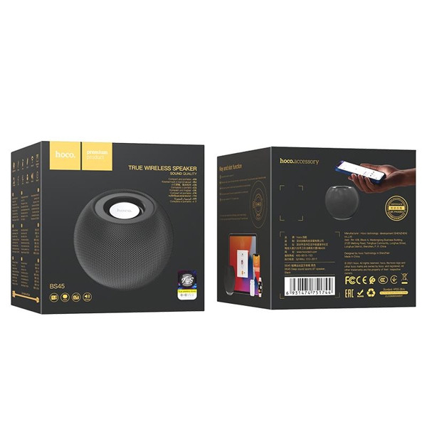 დინამიკი Hoco BS45, 5W, Bloototh, USB, Deep Sound Sports Speaker Black