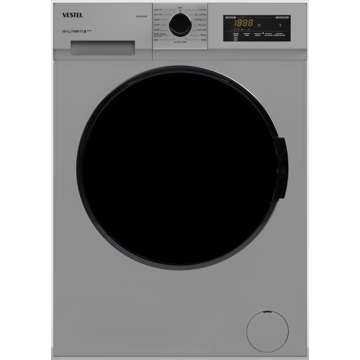 Vestel W1014TDS, 10Kg, A+++, 1400Rpm, Washing Machine, Silver