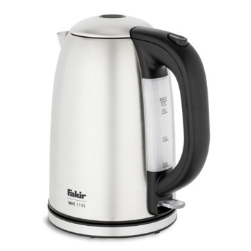 ელექტრო ჩაიდანი Fakir WK1103, 2200W, 1.7L, Electric Kettle, Silver