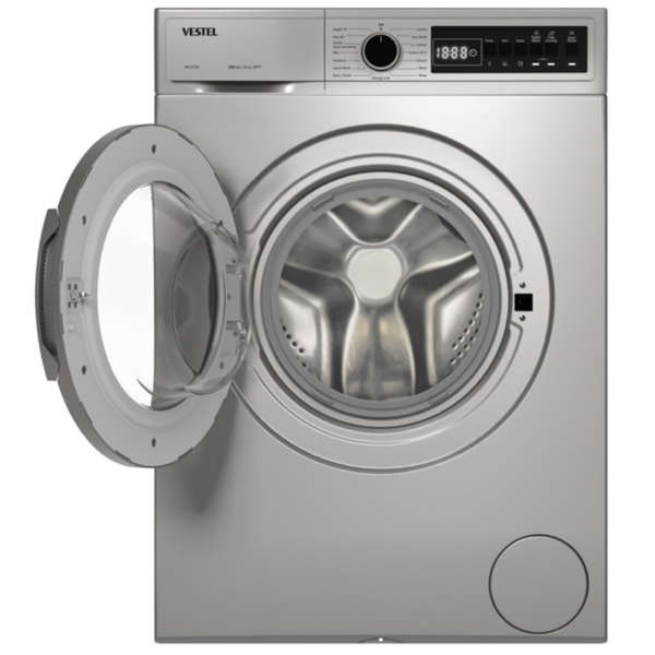 Vestel W810T2DS, 8Kg, A+++, 1000Rpm, Washing Machine, Grey