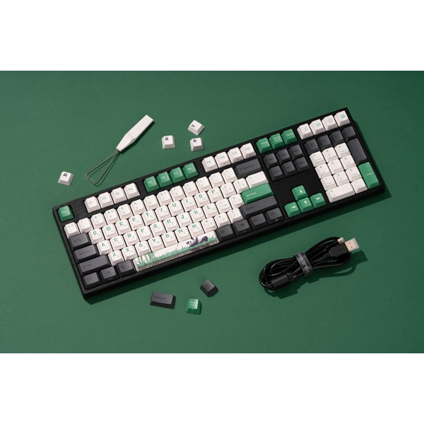 კლავიატურა Varmilo VA108M Panda R2, Cherry MX Red, Wired, LED, USB, Gaming Keyboard