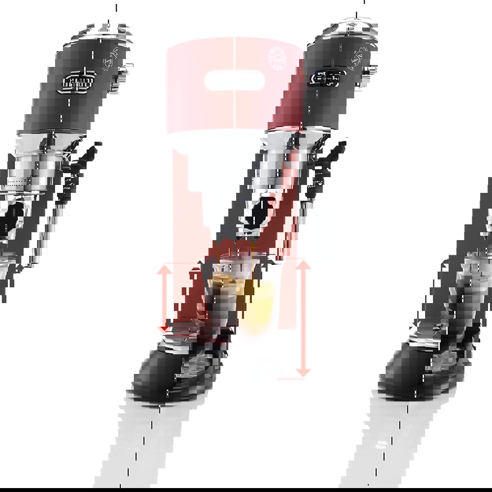 ყავის აპარატი DeLonghi EC685.R, 1300W, 1L, Coffee Machine Red