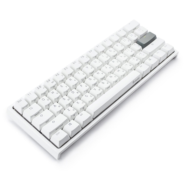 კლავიატურა Ducky One 2 Mini, Cherry Black, Wired, RGB, USB, Gaming Keyboard, White