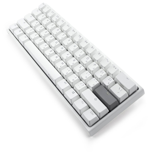 კლავიატურა Ducky One 2 Mini, Cherry Black, Wired, RGB, USB, Gaming Keyboard, White