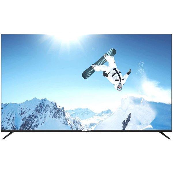 ტელევიზორი Nikai NIK60MEU4STN, 60", 4K UHD, Smart TV, Android, HDMI, USB, BT, SD Slot, Black