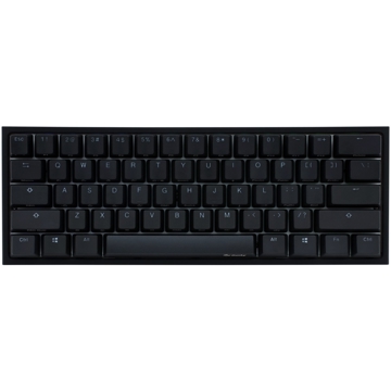 კლავიატურა Ducky One 2 Mini, Cherry Silent Red, Wired, RGB, USB, Gaming Keyboard, Black/White