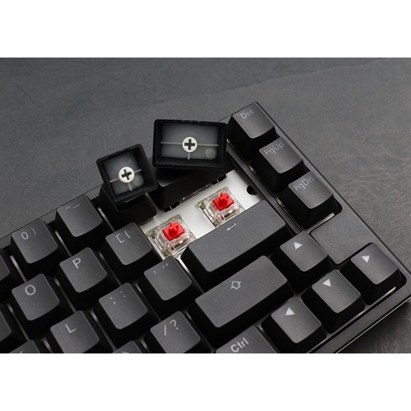 კლავიატურა Ducky One 2 SF, Cherry Black, Wired, RGB, USB, Gaming Keyboard, Black/White