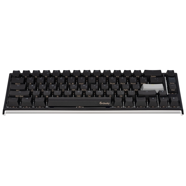 კლავიატურა Ducky One 2 SF, Cherry Silent Red, Wired, RGB, USB, Gaming Keyboard, Black/White