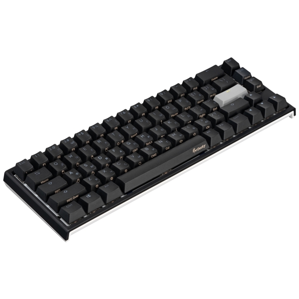 კლავიატურა Ducky One 2 SF, Cherry Silent Red, Wired, RGB, USB, Gaming Keyboard, Black/White