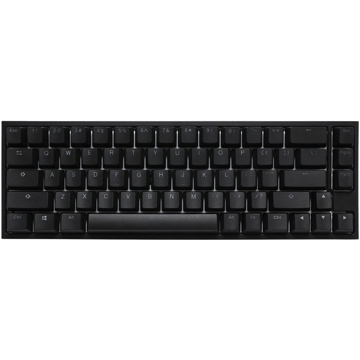 კლავიატურა Ducky One 2 SF, Cherry Speed Silver, Wired, RGB, USB, Gaming Keyboard, Black/White