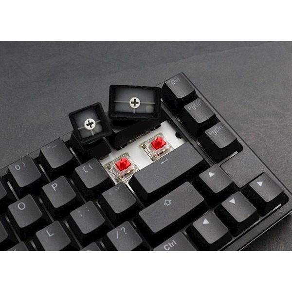 კლავიატურა Ducky One 2 SF, Cherry Speed Silver, Wired, RGB, USB, Gaming Keyboard, Black/White