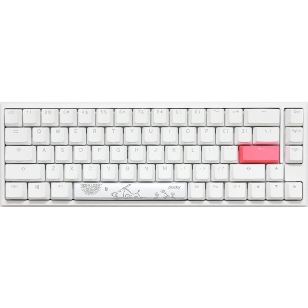 კლავიატურა Ducky One 2 SF, Cherry Black, Wired, RGB, USB, Gaming Keyboard, White