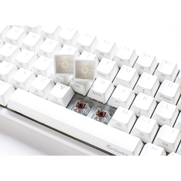 კლავიატურა Ducky One 2 SF, Cherry Black, Wired, RGB, USB, Gaming Keyboard, White