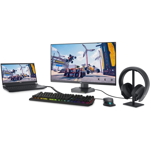 მონიტორი Dell 210-BDPO G2722HS, 27", Gaming Monitor, FHD, LED, IPS, HDMI, DP, Black