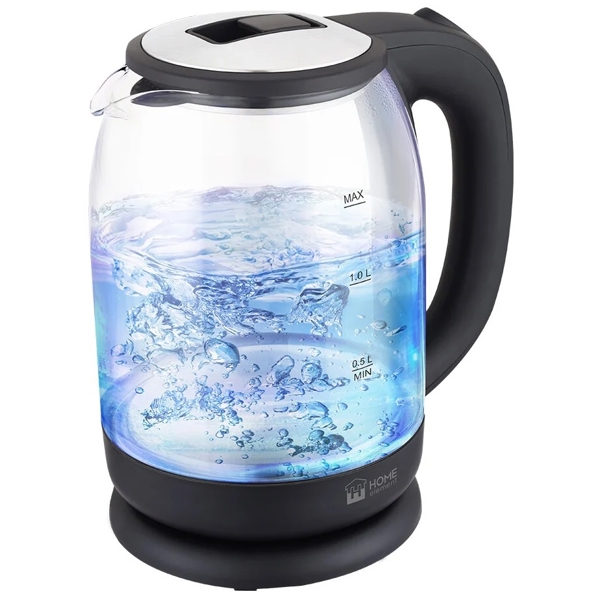 Home Element HE-KT2301, 1800W, 2L, Electric Kettle, Silver