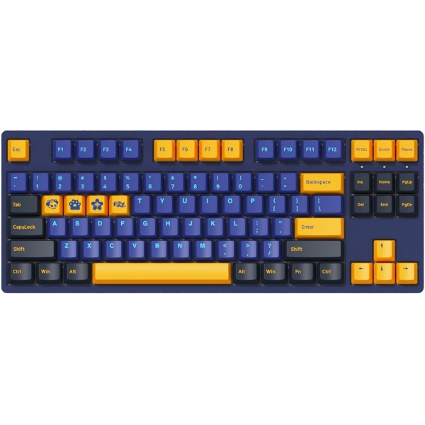 კლავიატურა Akko 3087 Horizon, CS Lavender Purple, Wired, USB-C, Gaming Keyboard, Blue