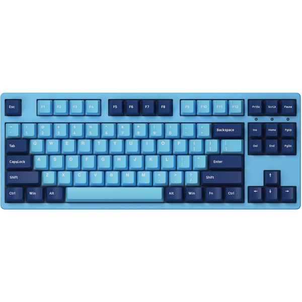 Akko 3087 Mirror of the Sky, Cherry MX Blue, Wired, USB-C, Gaming Keyboard, Blue