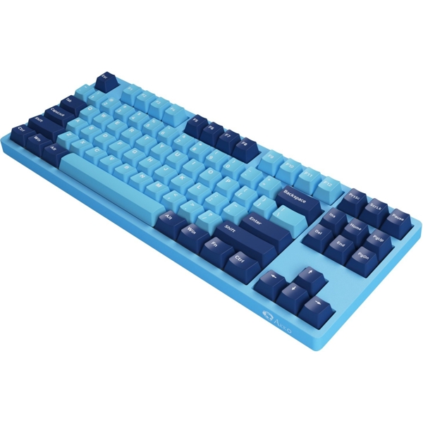 Akko 3087 Mirror of the Sky, Cherry MX Blue, Wired, USB-C, Gaming Keyboard, Blue