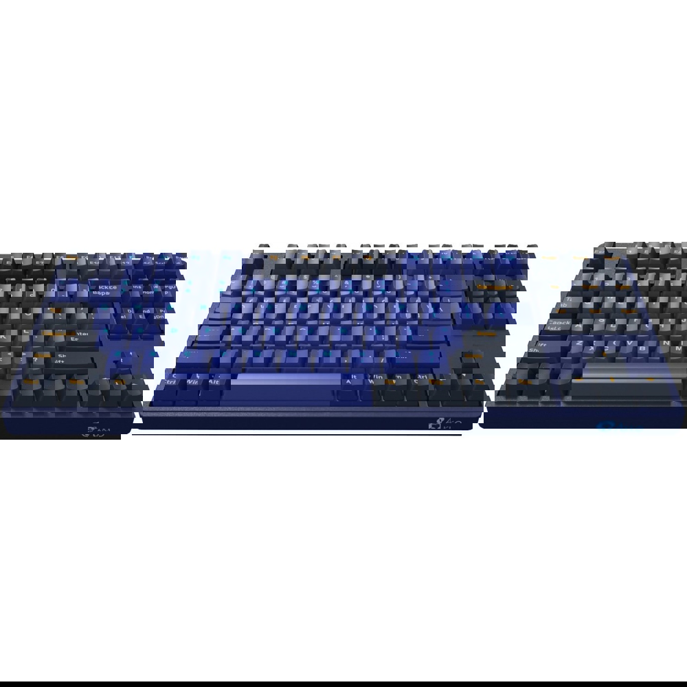 კლავიატურა Akko 3087 Horizon, Cherry MX Silent Red, Wired, USB-C, Gaming Keyboard, Blue