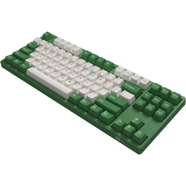 კლავიატურა Akko 3087 Matcha Red Bean, Gateron Pink, Wired, USB-C, Gaming Keyboard, Green