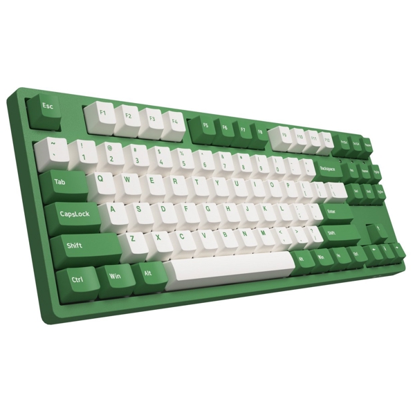 კლავიატურა Akko 3087 Matcha Red Bean, Gateron Pink, Wired, USB-C, Gaming Keyboard, Green